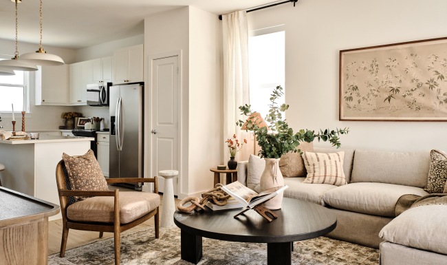 Living room with couches and chairs 